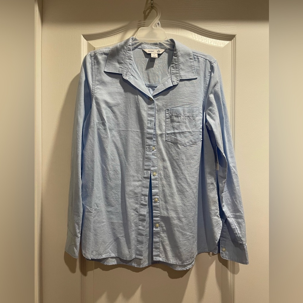 Old Navy Classic Long-sleeve Button Down-Sz Med